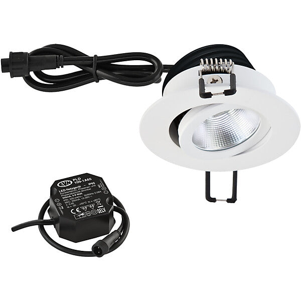 EVN-Lichttechnik P-LED Einbauleuchte 230V 4000K weiß PC650N90140